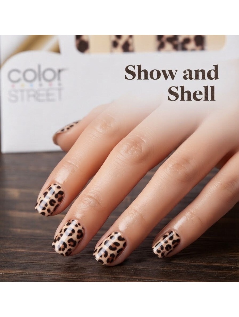 Color Street 100% Real Nail Polish Strips – Show and Shell